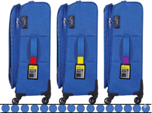 Image of 3 identical bags on carousel